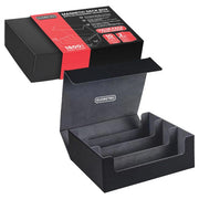 Magnetic Storage Box: 1800 Count - Black rectangular magnetic storage box with three divider compartments and red label on packaging.