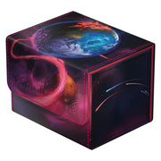 Ultimate Guard Sidewinder 100+ Xenoskin: Magic the Gathering: Edge of Eternities - Mana Confluence - Rectangular deck box with cosmic-themed art featuring a glowing planet and swirling pink and blue energy on a black.