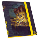 Ultimate Guard 18-Pocket FlexXFolio 360 Portfolio: Teenage Mutant Ninja Turtles - Swamp - Black portfolio with Teenage Mutant Ninja Turtles swamp design, yellow elastic strap, and yellow branding on spine.