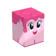 Squaroes Boulder 100+: My Little Pony Friendship is Magic: Pinkamena Pie - Pink rectangular card deck box featuring Pinkamena Pie’s face with large eyes and curly pink hair design.