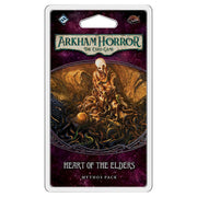 Arkham Horror LCG: Heart of the Elders - Arkham Horror LCG Heart of the Elders Mythos Pack card game pack with dark, intricate eldritch artwork on front.