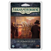 Arkham Horror: LCG: The Midwinter Gala Scenario Pack - Arkham Horror LCG The Midwinter Gala Scenario Pack card game pack with dark fantasy gala artwork and elegant figures in.