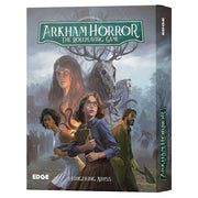 Arkham Horror RPG: Starter Set: Hungering Abyss - Arkham Horror RPG Starter Set box with eerie forest scene, featuring three characters and a ghostly stag-headed figure.