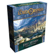 Lord of the Rings LCG: Ered Mithrin Campaign Expansion - The Lord of the Rings LCG Ered Mithrin Campaign Expansion box with detailed fantasy landscape artwork featuring a city under