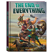 D&D 5E: The End of Everything - Hardcover fantasy roleplaying book titled The End of Everything with illustrated heroic characters battling beasts on the.