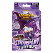 CookieRun TCG: Starter Deck - Purple - Purple-themed CookieRun trading card game starter deck packaging featuring a cute purple cookie character with a wizard hat.