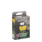 Dragon Shield Sleeves: Board Games - Common Standard 100CT - Box of Dragon Shield Common Standard clear non-glare board game sleeves, 100 count, black and gray packaging with yellow.