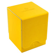 DB: Squire 100+ Convertible Deck Box - Yellow - Yellow convertible deck box with stitched edges and embossed logo on lid.