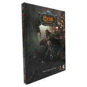 D&D 5E: Grim Hollow: Campaign Guide - Dark fantasy-themed hardcover book with detailed artwork of a knight in armor and eerie creatures, titled Grim Hollow.