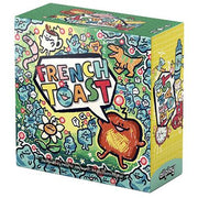 French Toast - Colorful card game box with playful cartoon animals and the words French Toast in bold letters.