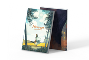 Harvest (PREORDER) - RPG book titled "Harvest" with a cover showing a woman in a flowing dress walking through a wheat field under a full moon,.