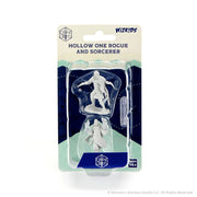 Critical Role Mini: Hollow One Rogue & Sorceror M - Unpainted miniature set featuring fantasy rogue and sorcerer characters in dynamic poses with weapons and magic effects.
