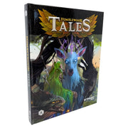 D&D 5E: Humblewood Tales - Hardcover Dungeons & Dragons book titled Humblewood Tales with colorful fantasy animal characters on black cover.