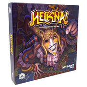 D&D 5E: Heckna!: Box Set - Square Dungeons & Dragons box set with vibrant Medusa illustration and bold yellow "Heckna!" title on dark background.