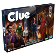 Clue Classic Refresh - Clue Classic Refresh board game box featuring six diverse characters in stylish 1940s attire against a dark, elegant.
