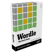 Wordle - Wordle party game box featuring a grid of green, yellow, and gray letter tiles on a white background.