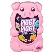 Piggy Piggy - Pink pig-shaped family board game with colorful logo and food illustrations on the front.