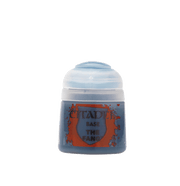 Citadel Base Paint: The Fang - Small pot of Citadel Base Paint in dark blue labeled The Fang with clear plastic lid.