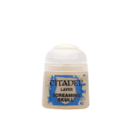 Citadel Layer Paint: Screaming Skull - Citadel Layer Paint pot in beige labeled Screaming Skull with white flip-top lid.