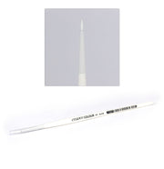 Citadel - Medium Synthetic Glaze Brush - Medium synthetic paintbrush with white handle and fine pointed bristles.