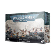 Warhammer 40,000 - Adepta Sororitas - Arco-Flagellants - Warhammer 40,000 Adepta Sororitas Arco-Flagellants box showing 10 detailed plastic miniatures with chain weapons and.