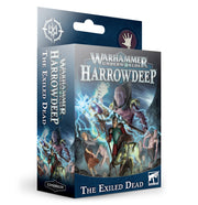 Warhammer Underworlds - Harrowdeep – The Exiled Dead - Warhammer Underworlds Harrowdeep The Exiled Dead board game box with fantasy warrior artwork.