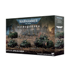 Warhammer 40,000 - Astra Militarum - Armageddon Battalion (PREORDER) - Warhammer 40,000 Astra Militarum Armageddon Battalion box featuring detailed green armored vehicles and infantry miniatures.