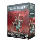 Warhammer 40,000 - Imperial Agents - Inquisitor Kroyle (PREORDER) - Warhammer 40,000 Inquisitor Kroyle miniature box featuring detailed armored figure with long cape and weapon against red and