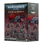Warhammer 40,000 - Deathwatch - Armageddon Battalion (PREORDER) - Warhammer 40,000 Deathwatch Armageddon Battalion boxed set featuring detailed black and silver armored space marine.