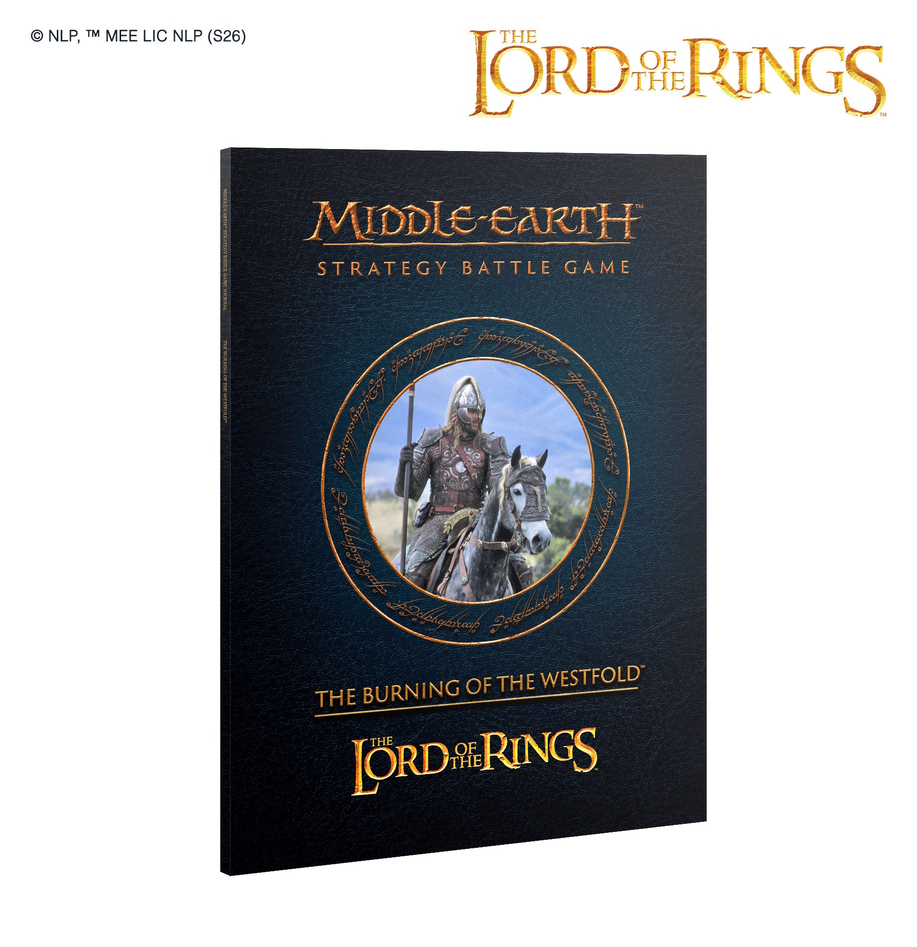 Middle-Earth Strategy Battle Game: The Burning of the Westfold (PREORDER) - The Burning of the Westfold featuring armored warrior illustration.