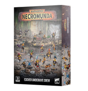 Warhammer Necromunda - Escher Underhive Crew - Boxed Warhammer Necromunda Escher Underhive Crew set featuring detailed, painted miniature figures in colorful,.