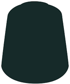 Citadel Base Paint: Nocturne Green - Opaque dark green paint swatch with smooth, solid coverage and matte finish.