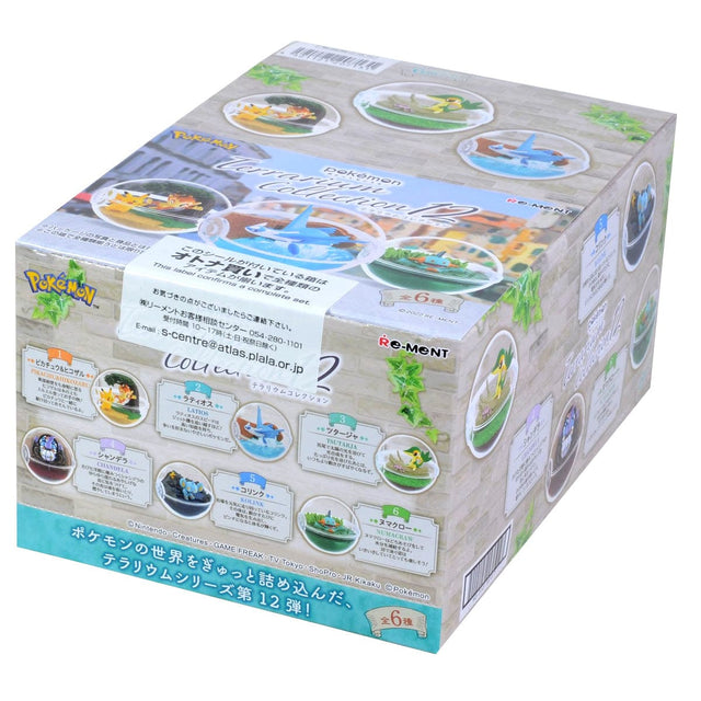 Re-Ment Pokémon Terrarium Collecion 12 Series Blind Box - Individual - Re-Ment Pokémon Terrarium Collection 12 Series blind box featuring colorful miniature terrariums with detailed Pokémon.