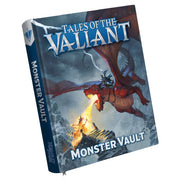 Tales of the Valiant: Gift Set - Monster Vault" with a warrior riding a fire-breathing red dragon on the cover.