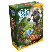 Kids Chronicles: The Old Oak Prophecy - Kids Chronicles board game box featuring vibrant fantasy artwork with anthropomorphic animals and an ancient oak tree on.