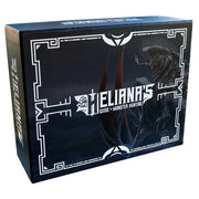 Heliana's Guide to Monster Hunting: Core Box (PREORDER) - Dark blue rectangular game box with white decorative borders and "Heliana's Guide to Monster Hunting" title, featuring a.