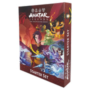 Avatar Legends: RPG Starter Set - Red and orange RPG box featuring illustrated Avatar characters in action poses, labeled "Avatar Legends Starter Set".