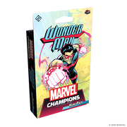 Marvel Champions: The Card Game - Wonder Man Hero Pack - Marvel Champions Wonder Man Hero Pack with colorful comic-style illustration of Wonder Man punching forward on a blue and.