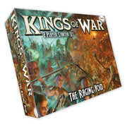 Kings of War 3rd Edition: The Raging Void: Twilight Kin vs Abyssal Dwarfs 2 Player Set - Kings of War 3rd Edition starter set box featuring fantasy battle artwork with blue and orange tones and warrior characters.