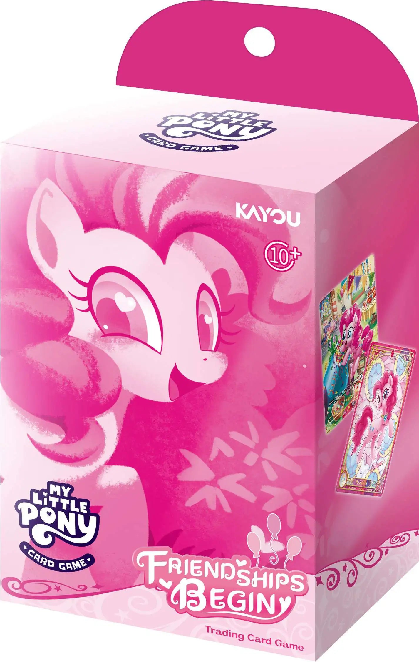 My Little Pony Trading Card Game: Friendships Begin Starter Deck - Pinkie Pie (PREORDER) - My Little Pony trading card game starter deck box featuring Pinkie Pie in bright pink with animated character art and.