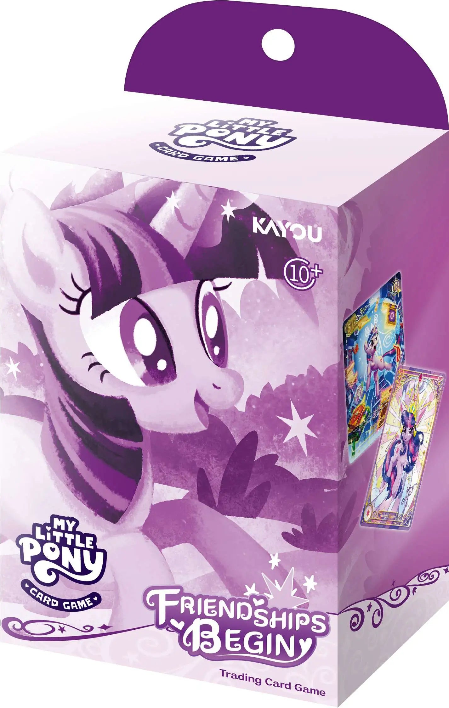 My Little Pony Trading Card Game: Friendships Begin Starter Deck - Twilight Sparkle (PREORDER) - Purple My Little Pony trading card game starter deck box featuring Twilight Sparkle character art and friendship-themed.