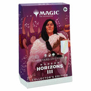 Magic: The Gathering - Modern Horizons 3 Collectors Commander - Graveyard Overdrive - The Gathering Modern Horizons III Collector’s Commander Graveyard Overdrive box with dark purple background and artwork of a