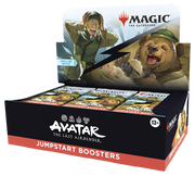 Magic: The Gathering - Avatar: The Last Airbender Jumpstart Booster Box - The Gathering Avatar: The Last Airbender Jumpstart boosters with vibrant character artwork on the packaging.