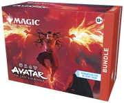 Magic: The Gathering - Avatar: The Last Airbender Bundle - The Gathering Avatar: The Last Airbender Bundle box with fiery red and orange tones featuring a character with fire powers.