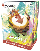 Magic: The Gathering - Avatar: The Last Airbender Commander Bundle - The Gathering box featuring Appa, the flying bison, with Avatar: The Last Airbender characters and vibrant watercolor-style.
