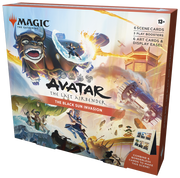 Magic: The Gathering - Avatar: The Last Airbender Scene Box - The Black Son Invasion - The Gathering Avatar: The Last Airbender Scene Box with colorful artwork of flying characters and action scenes, includes 6.
