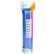 Gamegenic: Playmat Tube: Blue - Blue cylindrical tube playmat storage container with sealed cap and product label on front.