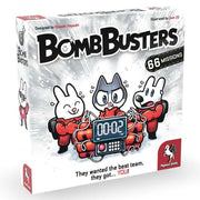 Bomb Busters - 02, white background with bold black "Bomb Busters" text and "66 Missions" label.