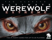 Ultimate Werewolf Extreme (PREORDER) - Close-up of intense orange and yellow werewolf eyes with gray fur on black background, bold white and red text "Ultimate.