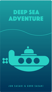 Deep Sea Adventure: Boost (PREORDER) - Blue rectangular card featuring teal submarine graphic and "Deep Sea Adventure" text on a gradient ocean background.